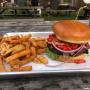 Wildwood burger at Sawmill Alehouse in Boulder Creek. Credit: Naomi Friedland