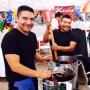 The chefs of the Kitchen at Discretion Brewing.