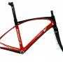 Volagi's aero monocoque frame is built from high modulus 30/24T carbon. 