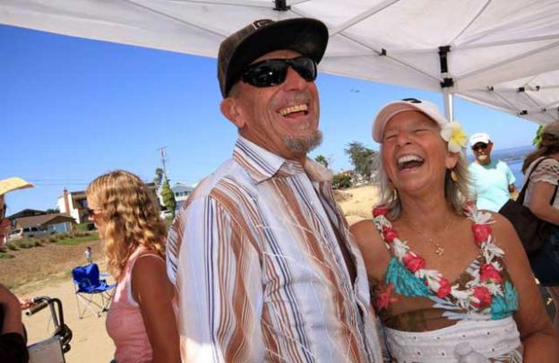 Laureen and Boogie Bill—reunited after 25 years. 