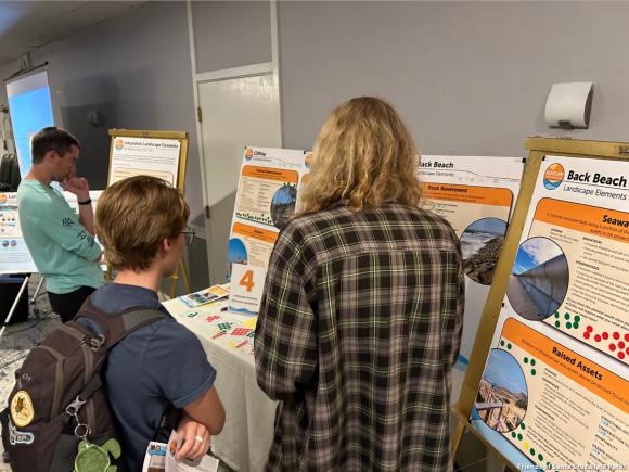 More than 300 people attended the Seacliff Resilience community workshop in September. Credit: Friends of Santa Cruz State Parks.